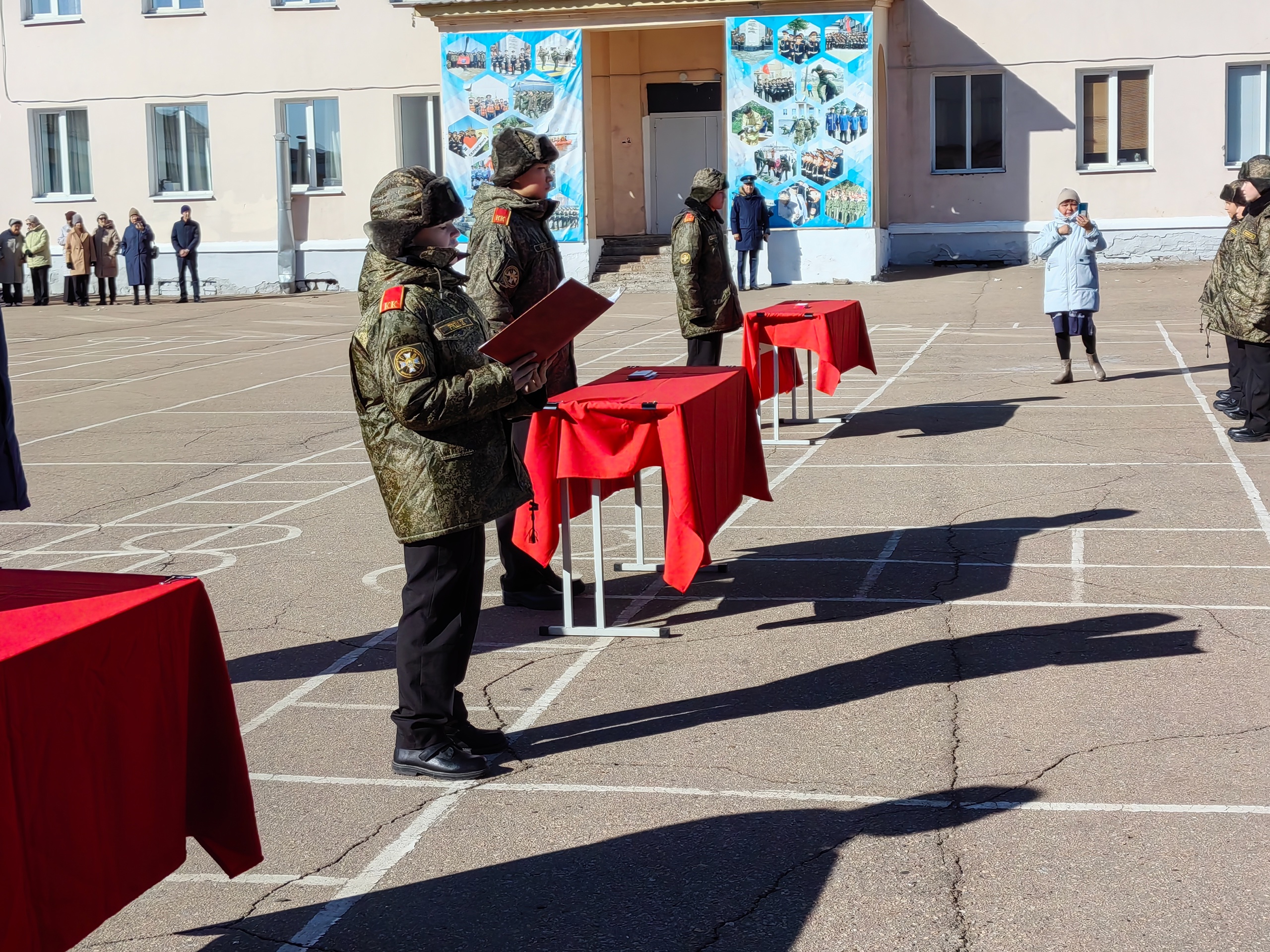 ПОСВЯЩЕНИЕ В ЮНАРМИЮ.